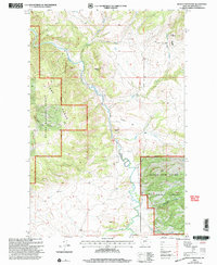 Devils Footstool 2001 topographic map thumbnail