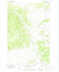 Devils Footstool 1971 topographic map thumbnail