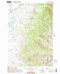 Dexter Point 1988 topographic map thumbnail