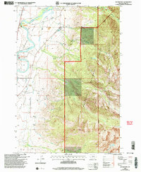 Dexter Point 2000 topographic map thumbnail