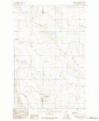 Diamond G Butte 1983 topographic map thumbnail