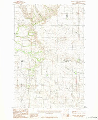Diamond G Butte NW 1983 topographic map thumbnail