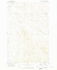 Diamond G Creek 1972 topographic map thumbnail