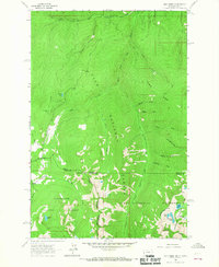 Dick Creek 1964 topographic map thumbnail
