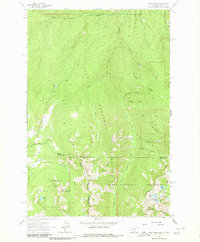 Dick Creek 1964 topographic map thumbnail