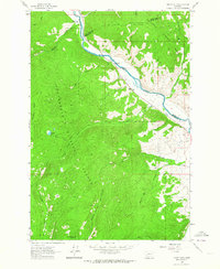 Dickie Hills 1962 topographic map thumbnail