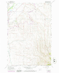 Dillon East 1962 topographic map thumbnail