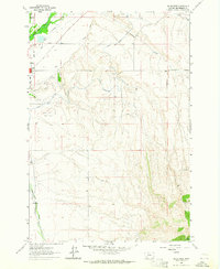 Dillon East 1962 topographic map thumbnail