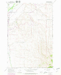 Dillon East 1962 topographic map thumbnail