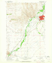 Dillon West 1963 topographic map thumbnail