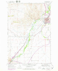 Dillon West 1963 topographic map thumbnail