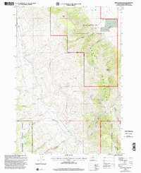 Dixon Mountain 1997 topographic map thumbnail