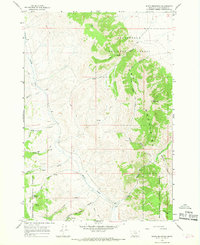 Dixon Mountain 1965 topographic map thumbnail
