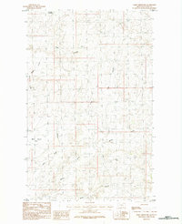 Dodge Reservoir 1984 topographic map thumbnail
