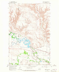 Dodson Dam 1964 topographic map thumbnail
