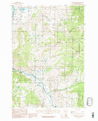 Dome Mountain 1986 topographic map thumbnail