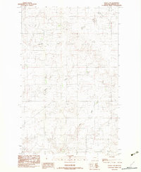 Dooley SW 1983 topographic map thumbnail