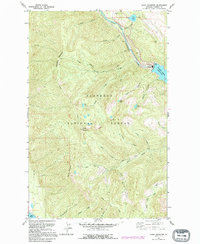 Doris Mountain 1991 topographic map thumbnail