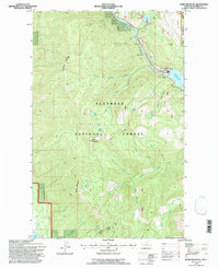 Doris Mountain 1994 topographic map thumbnail
