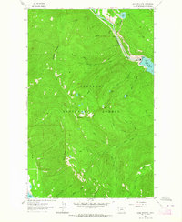 Doris Mountain 1962 topographic map thumbnail