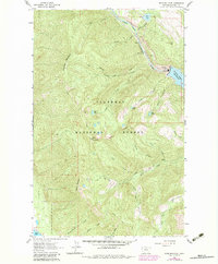 Doris Mountain 1962 topographic map thumbnail