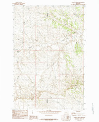 Dovetail Butte 1985 topographic map thumbnail