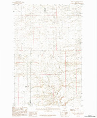 Down Reservoir 1984 topographic map thumbnail