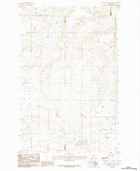 Down Reservoir NE 1984 topographic map thumbnail