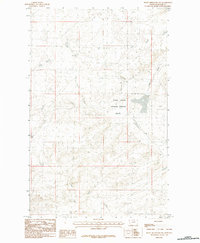 Down Reservoir NW 1984 topographic map thumbnail