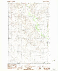Dowse Coulee 1983 topographic map thumbnail