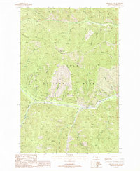Driveway Peak 1988 topographic map thumbnail