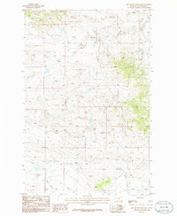 Dry Blood Creek East 1986 topographic map thumbnail