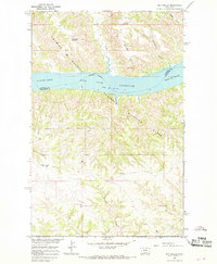 Dry Coulee 1965 topographic map thumbnail