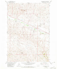Dry Creek Butte 1982 topographic map thumbnail