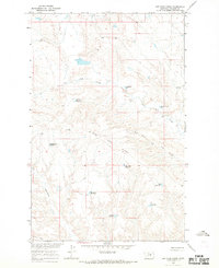 Dry Fork Ridge 1965 topographic map thumbnail