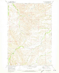 Dry Soap Creek 1969 topographic map thumbnail