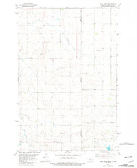 Duck Creek 1982 topographic map thumbnail