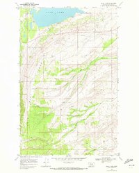 Duck Lake 1968 topographic map thumbnail
