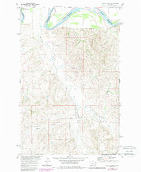 Dugout Creek 1969 topographic map thumbnail