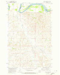 Dugout Creek 1969 topographic map thumbnail