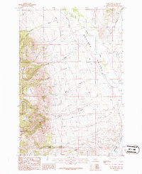 Dunn Creek 1986 topographic map thumbnail