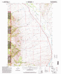 Dunn Creek 1996 topographic map thumbnail