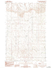 Duplisse Creek North 1983 topographic map thumbnail