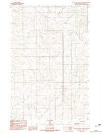 Duplisse Creek South 1983 topographic map thumbnail