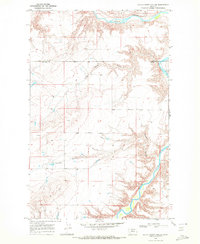Dutch Henry Coulee 1969 topographic map thumbnail