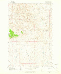 Dutton Ranch 1963 topographic map thumbnail