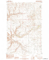Eagleton NW 1984 topographic map thumbnail