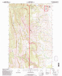 Ear Mountain 1995 topographic map thumbnail