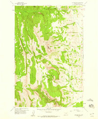 Ear Mountain 1958 topographic map thumbnail