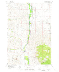 Earls Gulch 1961 topographic map thumbnail